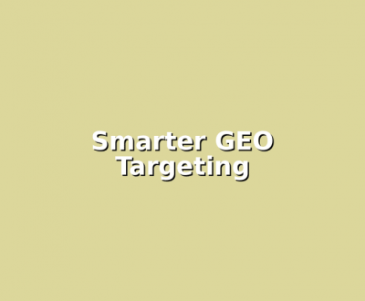 Graphic showing Smarter GEO targeting for precision SEO results across Somerset