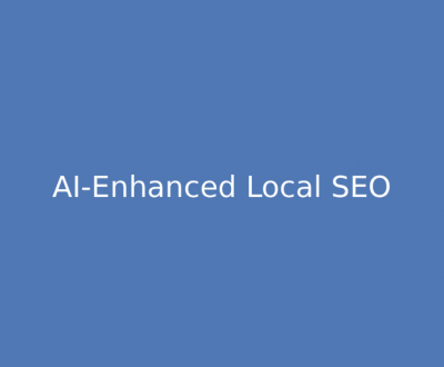 Graphic showing AI-enhanced local SEO boosting business visibility in Weston-super-Mare
