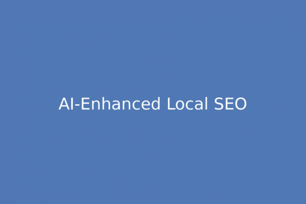 Graphic showing AI-enhanced local SEO boosting business visibility in Weston-super-Mare