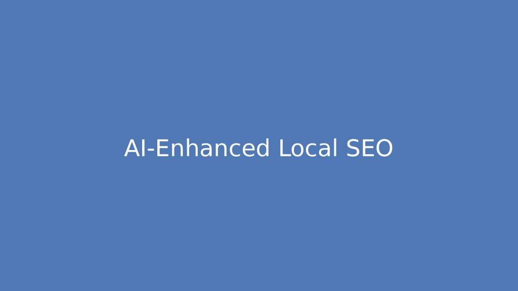 Graphic showing AI-enhanced local SEO boosting business visibility in Weston-super-Mare