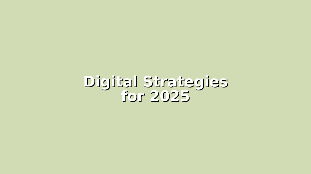 article 7Graphic illustrating smart digital advertising strategies for 2025. featured